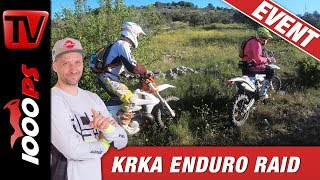 Endurofahren am Meer  KRKA Enduro Raid 2019  1000 Starter [upl. by Noned]