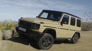 MercedesBenz G 580 el Clase G eléctrico 🚙🔌 exterior interior y movimiento [upl. by Ydroj128]