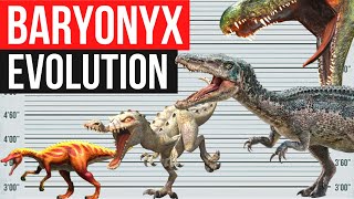 Baryonyx Evolution 2005  2022  Jurassic World Dominion Jurassic Evolution [upl. by Arvie]