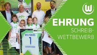 Ehrung Schreibwettbewerb 2018  VfL Wolfsburg [upl. by Itsud]