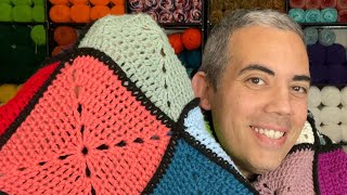 TUTORIAL How to Join Solid Granny Squares Easy Right Hand Crochet [upl. by Waylan]