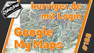 Wie ich meine Routen speichere  Google My Maps  kurvigerde mit CloudSpeicher  188 [upl. by Lozano414]