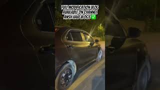 Swift dzire modified ✅swift dzire zblack zblackcar modification carculture modified [upl. by Ahsenak971]