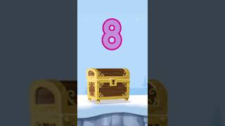 Numberblocks 8 Magic Run  Numberblocks Adventure  Number Counting snow treasure [upl. by Glori154]