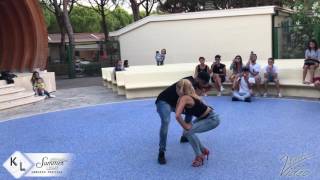 FRANK SANTOS amp ERICA PONCE Bachata Battle Man VS Woman ✦ Kizomba Summer Light 2017 ✦ [upl. by Takken]