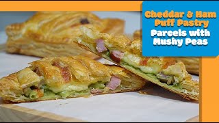 Mushy Peas Ham and Cheese Pasties Recipe [upl. by Wampler]