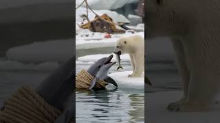 The good natured men rescued the dolphin caught in the rope [upl. by Surdna]