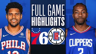 76ERS at CLIPPERS  FULL GAME HIGHLIGHTS  March 24 2024 [upl. by Onailil]