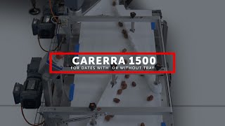 IMA Ilapak Carrera 1500 flow wrapping machine for dates with and without tray [upl. by Akirdna]