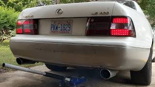 96 LS400 Straight pipe  X pipe [upl. by Mano]