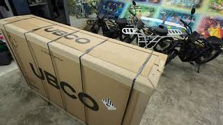 UBCO 2X2 AWD Electric Adventure Utility Bike  Unboxing [upl. by Ellinehc667]