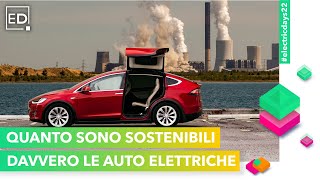 Quali sono le EMISSIONI REALI di CO2 delle Auto Elettriche  Electric Days 2022 [upl. by Dickens666]