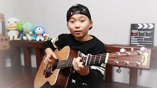 DNA fingerstyle guitar amp vocal cover by 10yearold kid Sean Song [upl. by Ag]