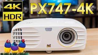 Viewsonic PX7474K Review  The Lowest Priced 4K Projector [upl. by Esmerolda984]