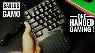 Baseus One Handed Gaming Keyboard🔥  URDUHINDHI [upl. by Noired]