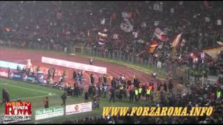 Festeggiamenti AS Roma derby di Coppa Italia RomaLazio 21 del 19012011 [upl. by Karia]