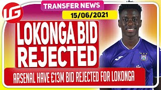 ARSENAL HAVE £13M BID FOR BELGIUM WONDERKID LOKONGA REJECTED [upl. by Drawe]