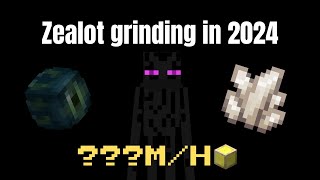 ZEALOT GRINDING TEST  Hypixel Skyblock [upl. by Milissent831]