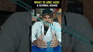 What is Uric Acid  Uric Acid Normal range shortsviral trending shorts [upl. by Eseerehs]