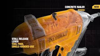 DeWalt DCN890N amp DCN890P2 Revolutionary Cordless Concrete Nailers [upl. by Tammany]