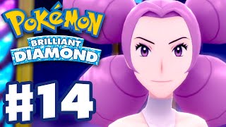 Gym Leader Fantina  Pokemon Brilliant Diamond and Shining Pearl  Gameplay Walkthrough Part 14 [upl. by Darej]