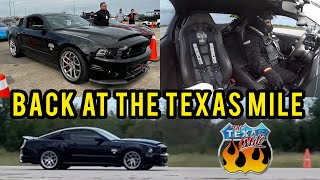 Back at the Texas Mile 2023 With the 2014 Shelby GT500 Supersnake New PB [upl. by Stoll]