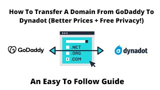 How To Transfer A Domain from GoDaddy to Dynadot Better Prices  Free Privacy [upl. by Assele]