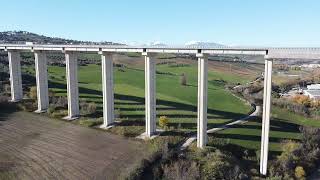 Il ponte Salinello ripresa con Drone  Realizzato wwwapaservicecom [upl. by Mariana550]