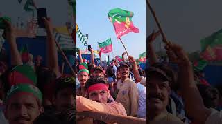 Chota Imran Khan PTI jalsa stage video viral pti [upl. by Harragan]