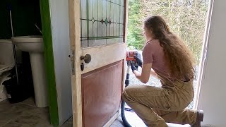 Shed to house conversion 10 Skirting board installation door and architrave fitting [upl. by Nitsud]