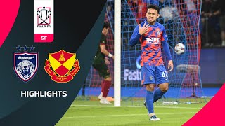 Johor Darul Tazim 40 Selangor  FA SF  Highlights Piala FA 2023 [upl. by Annaid67]