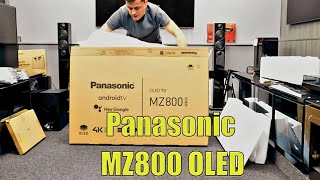 Panasonic MZ800 Series 4K OLED Android TV OLED Unboxing Setup and Test [upl. by Togram]