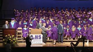 Lakewood High School senior walks the stage during graduation after years of physical therapy [upl. by Atiuqan267]