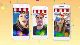 Candy Crush Saga  Facebook Camera Effect [upl. by Marcin518]