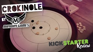 2019 Crokinole Board from Mayday Games A Kickstarter Review [upl. by Herrmann]