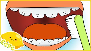 Brush your Teeth  ECPC Nursery Rhymes Education amp More [upl. by Ymirej]