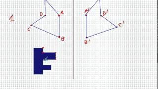 Rysowanie figur symetrycznych względem prostej  Matematyka Szkoła Podstawowa i Gimnazjum [upl. by Warwick]