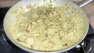 PASTA CON PESTO PISTACCHIO STRACCIATELLA DI BUFALA E GUANCIALE [upl. by Xanthus]