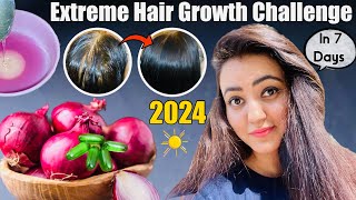 7 Days Extreme Hair Growth Challenge 2024  Grow Your Hair Faster Thicker amp Longer in 7 Days❤️ [upl. by Boys]