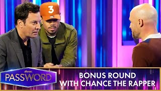 Chance the Rapper and Jimmy Fallon Team Up for a HighStakes Bonus Round  Password [upl. by Claribel896]