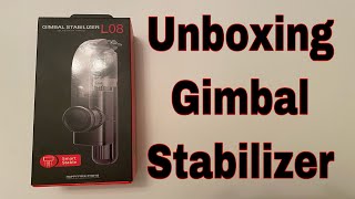 Unboxing Gimbal Stabilizer L08 Selfie Stick Tripod [upl. by Charo]