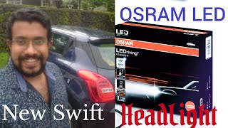 New Swift OSRAM H4 LED complete fixing video amp How to replace a headlight bulbMGATEXPLORE [upl. by Mapel384]