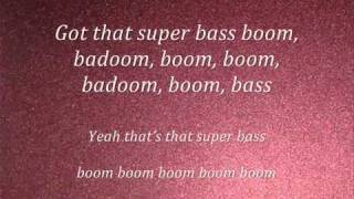 Nicki MinajSuper Basslyrics 2011NEW [upl. by Irmina]