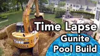 Gunite Inground Pool Installation [upl. by Robaina]