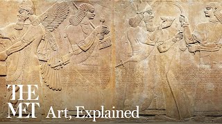 How the dizzying repetition of these Assyrian reliefs gives them hyperreality  Art Explained [upl. by Atteynek]