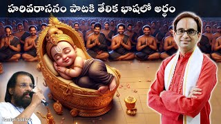 హరివరాసనం పాటకి అర్ధం  వింటే Goose Bumps  Harivarasanam song Secrets  Nanduri Srinivas [upl. by Aneladdam343]