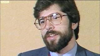 Gerry Adams says the IRA is a quotlegitimate responsequot [upl. by Gromme406]