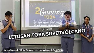 LETUSAN GUNUNG TOBA SUPERVOLCANO  LITHOSFER [upl. by Akinam]