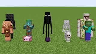 minecraft mobs and their enemies [upl. by Romito]