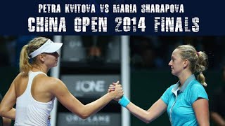 Petra Kvitova vs Maria Sharapova  China Open 2014 Finals [upl. by Carmine]